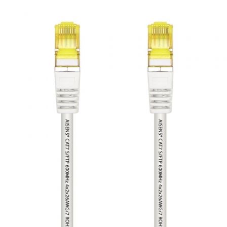 Aisens Cable de Red Latiguillo RJ45 Cat.7 600 MHz S/FTP PIMF AWG26 Blanco 0.5m Aisens Cable de Red Latiguillo RJ45 Cat.7 600 MHz S/FTP PIMF AWG26 Blanco 0.5m